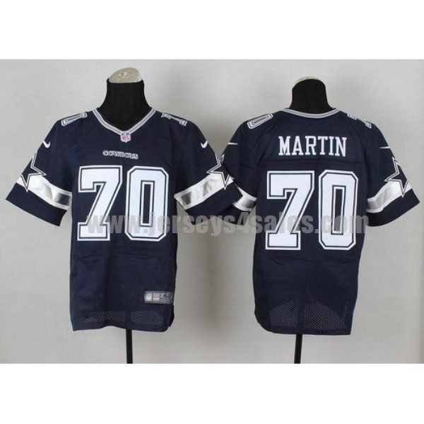 Nike Cowboys #70 Zack Martin Navy Blue Team Color Men's Stitched NFL Elite Jersey